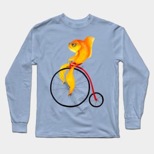 Penny Farthing Fish Long Sleeve T-Shirt